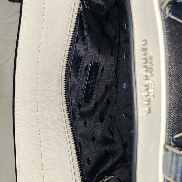 Kate Spade Bag | Kate Spade Cameron Denim Colourblock Satchel | blue/white - Picture 6 of 7
